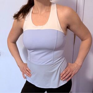 Lululemon Athletica Peplum Racerback Tank Top